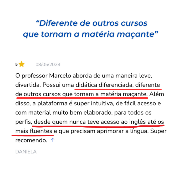 Depoimento de Daniela